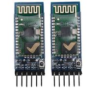 BRIUERG 2 unidades -05 6 pines RF inalámbrico Bluetooth transceptor módulo esclavo RS232 / TTL a UART convertidor y adaptador para