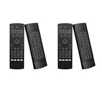 BRIUERG 2X MX3 Air Teclado retroiluminado Smart Remote Control 2.4G RF para Tx3 Android TV Box
