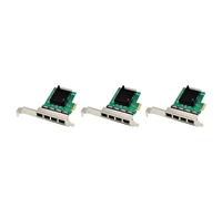 BRIUERG 3X Pci-E X1 Tarjeta de red Gigabit Pci- 4 puertos Ethernet Tarjeta de red Rtl8111F Ethernet Lan Card