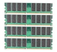 BRIUERG 4 módulos de memoria RAM DDR1 DDR1 PC3200 de 400 MHz, 184 pines, no ECC, 4 unidades