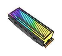 BRIUERG 5V ARGB Sync Disipador térmico SSD M.2 2280 Radiador PC RGB M.2 Nvme Aluminio Disipador Térmico Disco SSD Radiado A
