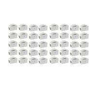 BRIUERG Acoplador Ethernet, paquete de 40 conectores hembra en línea Cat6 RJ45