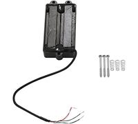 BRIUERG Buen equilibrio silencioso 4 cuerdas Humbucker doble bobina negro para guitarra