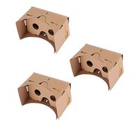 BRIUERG Gafas de realidad virtual 3D VR de 3 x 6 pulgadas para cartón