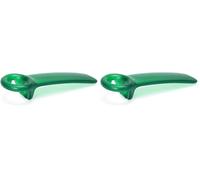 BRIX Abretapas B-2121-G de plástico, color verde transparente (Paquete de 2)
