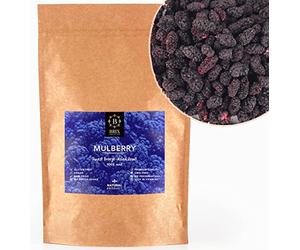 BRIX Moras Liofilizadas | Mora Deshidratada 100% Natural 95g | Premio Gran Sabor de Frutas Liofilizadas | Sin OGM ni Gluten, Vegano y Retenido de Vitaminas