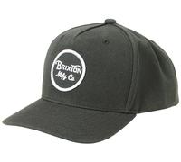 Brixton El Snapback Wheeler de los Hombres, Negro, Talla única