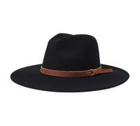 Brixton Field Proper Hat Sombrero de Vaquero, Negro, XS Unisex Adulto