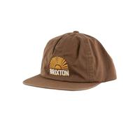 BRIXTON Gorra con visera marrón sol Snapback, marrón
