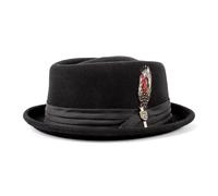 Brixton Hat Stout Pork Pie Negro M