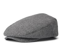 Brixton Hooligan Snap Cap Gorro Newsie, Gris y Negro, M Unisex Adulto