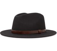 Brixton Messer Fedora Sombrero, negro, tamaño S
