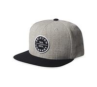 Brixton Pledge MP Mesh Cap Gorra, Gris/Verde/Negro, Talla única Hombres