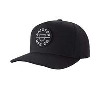 Brixton Crest C MP SNBK Gorras, Black, O/S Unisex Adulto