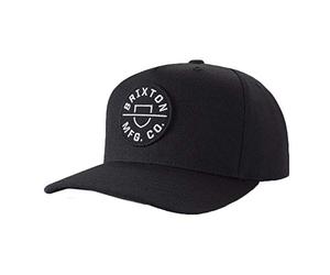 Brixton Unisex Adulto Crest C MP SNBK Gorras, Black, O/S