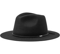 Brixton Wesley Fedora Sombrero, negro, tamaño XL