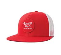 Brixton Wheeler Mesh Cap, Rojo/Blanco, Talla única, Rojo-Blanco, Talla única