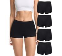 Briyat Boxer Mujer bambú sin Costuras Altas Ropa Interior Pantalones Shorts Corto Elástico Suave Culotte Bragas Braguitas Underwear Tallas Grandes XXL