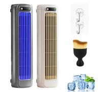 Briza Ac, Aira Breeze, Quiet With 3 Speeds, Fan Bladeless, Portable Air Conditioner Small USB Rechargeable,Ultra Energy-Efficient, Filters Out Air Impuritiefor Bedroom Office (Beige+Blue)