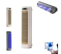Brizaac Aire Acondicionado Portátil, Enfriador de Aire con 3 Velocidades, Silencioso, Fácil de Limpiar, para Dormitorio y Oficina (White)