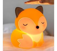 BrizLabs Luz nocturna, luz nocturna de zorro para guardería, niños, bebés