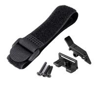 BRKRC Bandeja de montaje de batería de aluminio con correa para Tra-xxas 1:16 Mini Maxx 4WD 1/1:10 Mini XRT VXL-3S Monster Truck Upgrades (negro)