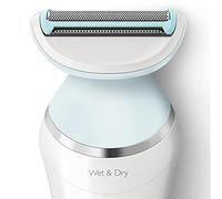 BRL130 Cabezal de repuesto para afeitadora eléctrica Philips SatinShave Advanced BRL140 BRL130 Wet and Dry Ladyshave lámina de repuesto y cuchilla Philips Trimmer lámina de afeitar y cortador (azul)