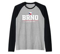 Brno Czech Republic Camiseta Manga Raglan