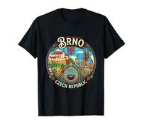 Brno República Checa Viaje Souvenir City Gift Camiseta