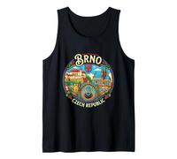 Brno República Checa Viaje Souvenir City Gift Camiseta sin Mangas