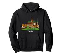Brno República Checa Viaje Souvenir City Monumento Regalo Sudadera con Capucha