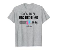 Bro Big Brother EST 2026 Soon to Be Big Brother Loading 2026 Camiseta, Hombre, Gris Jaspeado, L
