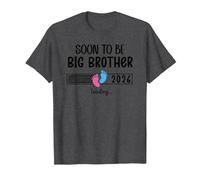 Bro Big Brother EST 2026 Soon to Be Big Brother Loading 2026 Camiseta, Hombre, Jaspeado Oscuro, M