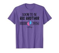 Bro Big Brother EST 2026 Soon to Be Big Brother Loading 2026 Camiseta, Hombre, Morado Jaspeado, XXL