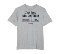 Bro Big Brother EST 2026 Soon to Be Big Brother Loading 2026 Camiseta, Hombre Tallas Grandes, Gris Jaspeado, 2X Alto