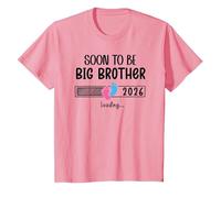 Bro Big Brother EST 2026 Soon to Be Big Brother Loading 2026 Camiseta, Niños, Rosado, 2 años