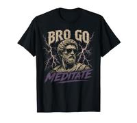 Bro Go Meditate Marcus Aurelius Estoicismo Cotizaciones Camiseta