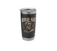 Bro Go Meditate Marcus Aurelius Estoicismo Cotizaciones Vaso térmico de acero inoxidable de doble pared
