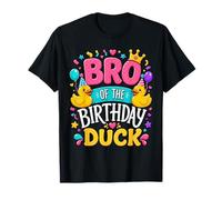 Bro of The Birthday Duck Cute Family Matching Party Camiseta