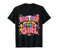 Bro of The Birthday Girl Donut Party Theme Camiseta
