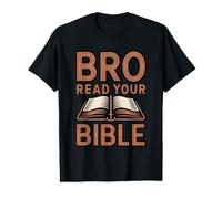 Bro Read Your Bible Camiseta gráfica económica