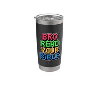 Bro Read Your Bible Vaso térmico de acero inoxidable de doble pared