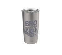 Bro Read Your Bible Vaso térmico de acero inoxidable de doble pared