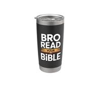 Bro Read Your Bible Vaso térmico de acero inoxidable de doble pared