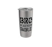 Bro Read Your Bible Vaso térmico de acero inoxidable de doble pared