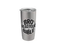 Bro Read Your Bible Vaso térmico de acero inoxidable de doble pared