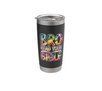Bro Read Your Bible Vaso térmico de acero inoxidable de doble pared