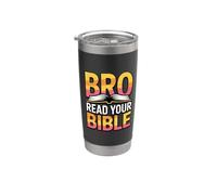 Bro Read Your Bible Vaso térmico de acero inoxidable de doble pared