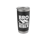 Bro Read Your Bible Vaso térmico de acero inoxidable de doble pared