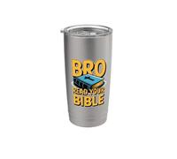 Bro Read Your Bible Vaso térmico de acero inoxidable de doble pared